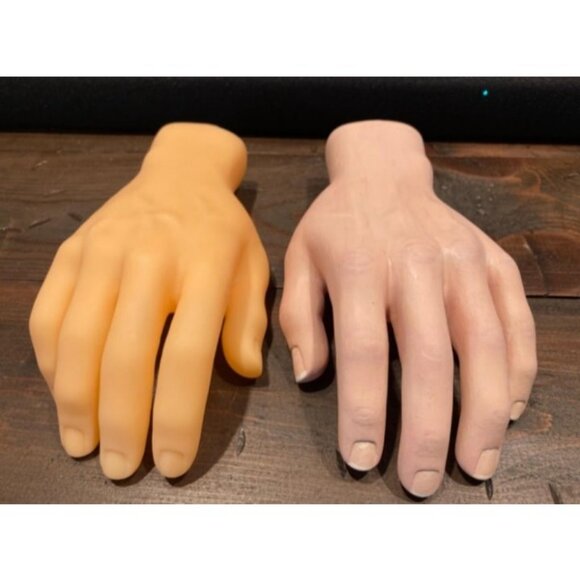 Holiday | 2 Spooky Halloween Decoration Realistic Hands Props Stage ...